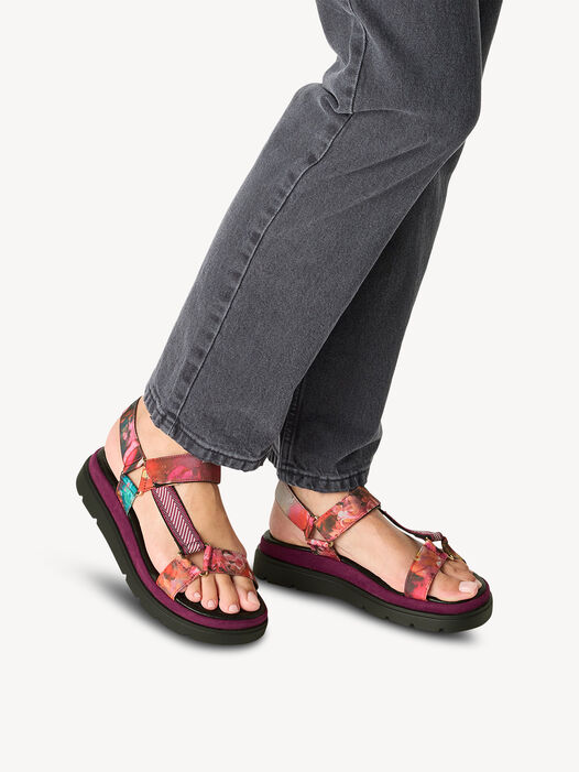 Sandaaltje, DARK PINK COMB, hi-res