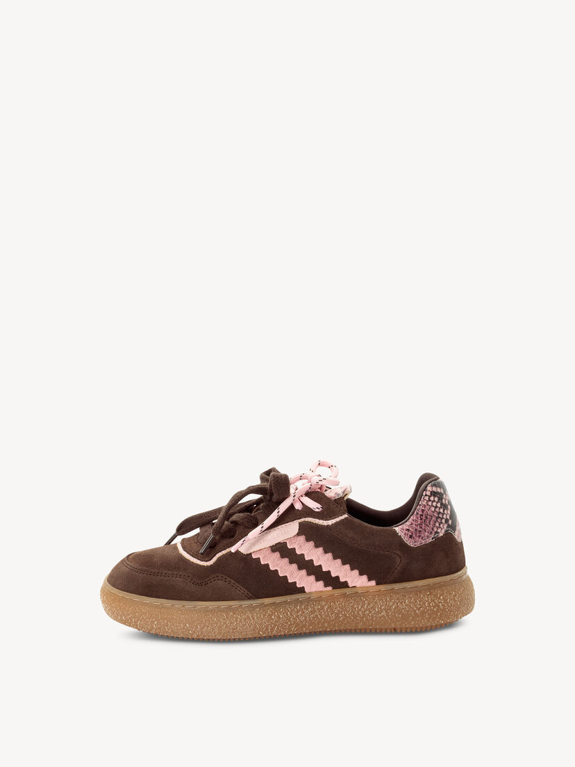 Sneaker - bruin, MOCCA/ROSE, hi-res