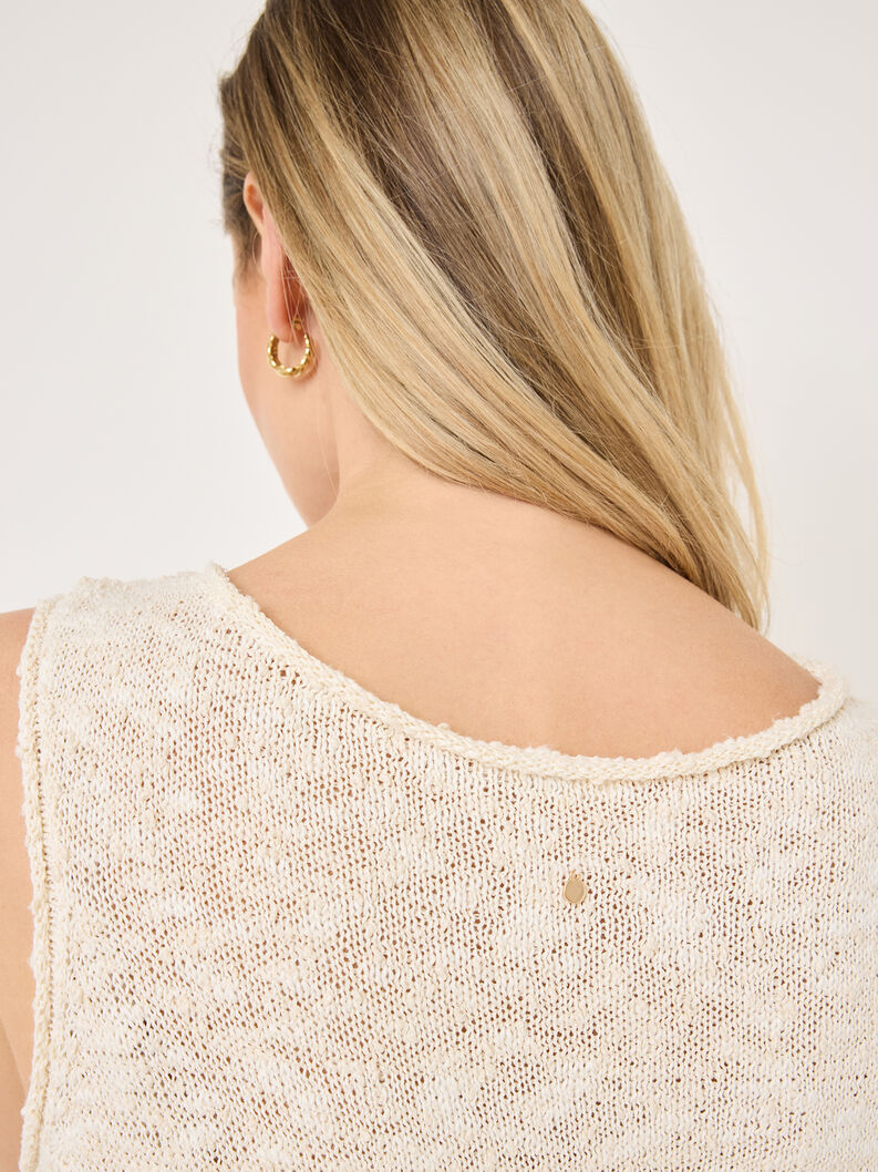 Knitted dress - white, Sugar Swizzle, hi-res