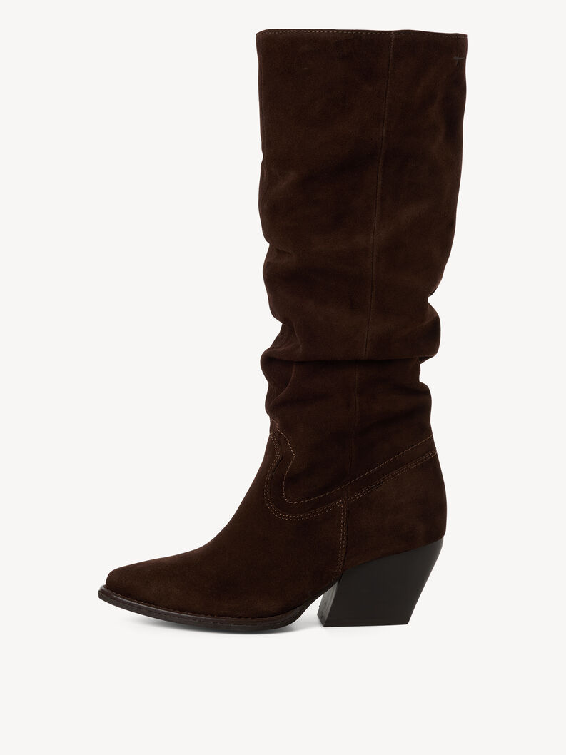 Bottes en cuir - marron, 304, hi-res