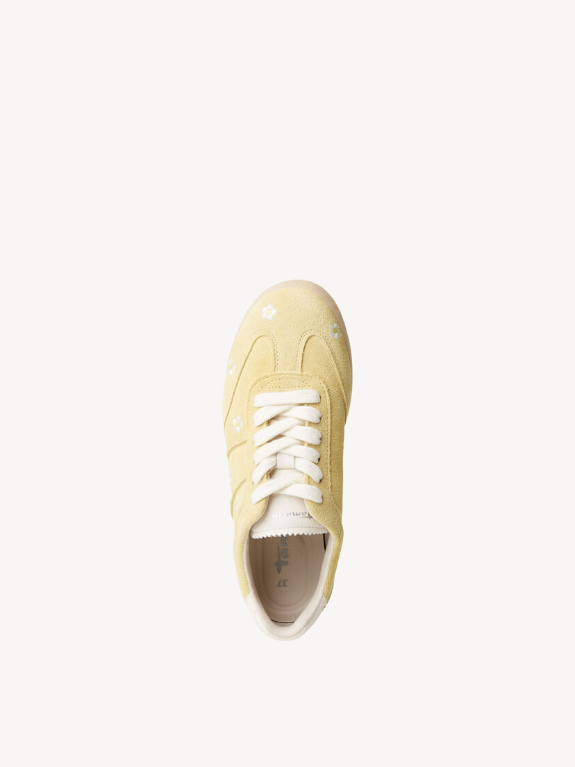 Leren Sneaker - geel, SOFT LEMON, hi-res