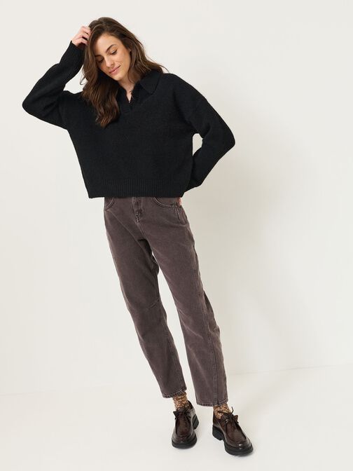 Trousers, Mid Brown, hi-res