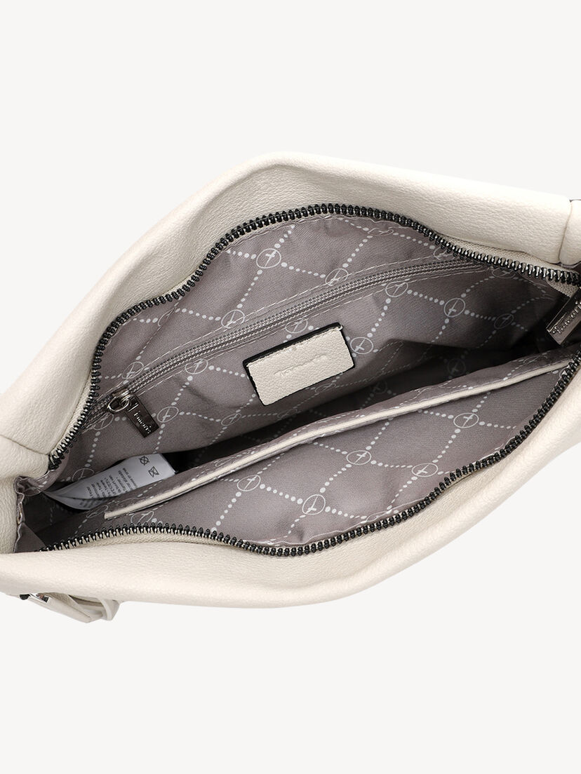 Schoudertas - grijs, ecru, hi-res