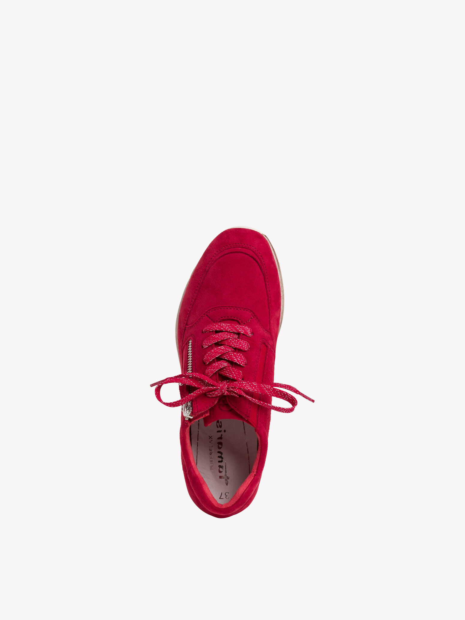 Leather Sneaker - red 1-1-23707-24-545 