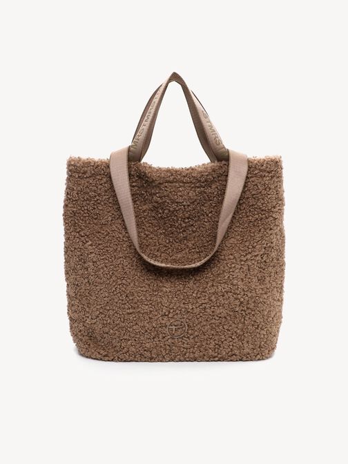 Shopping bag, taupe, hi-res