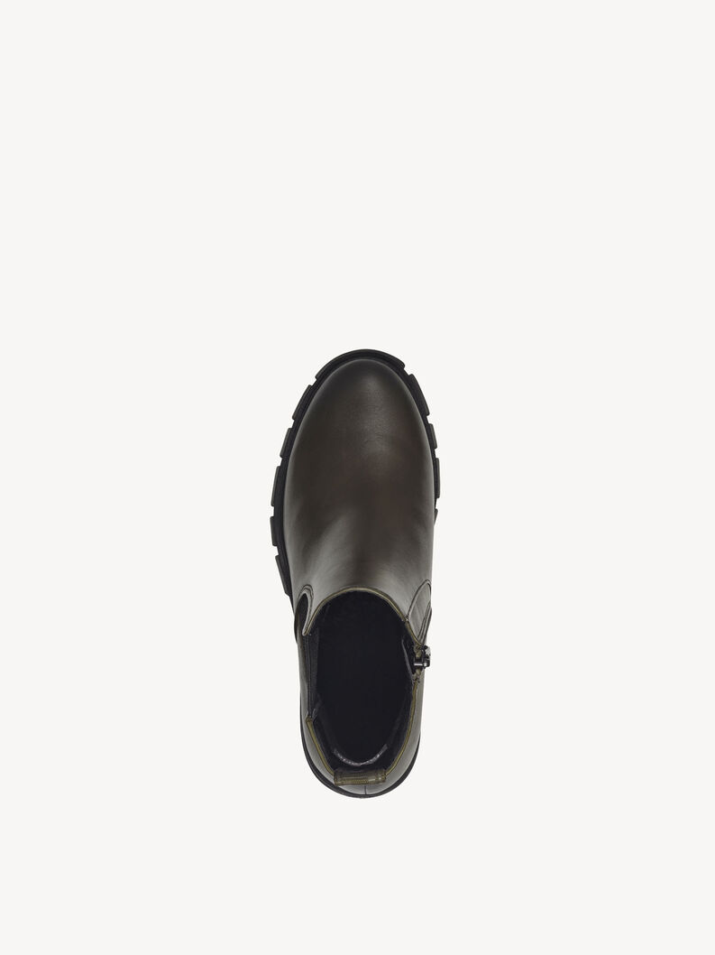 Leder Chelsea Boot - gr&uuml;n, OLIVE, hi-res