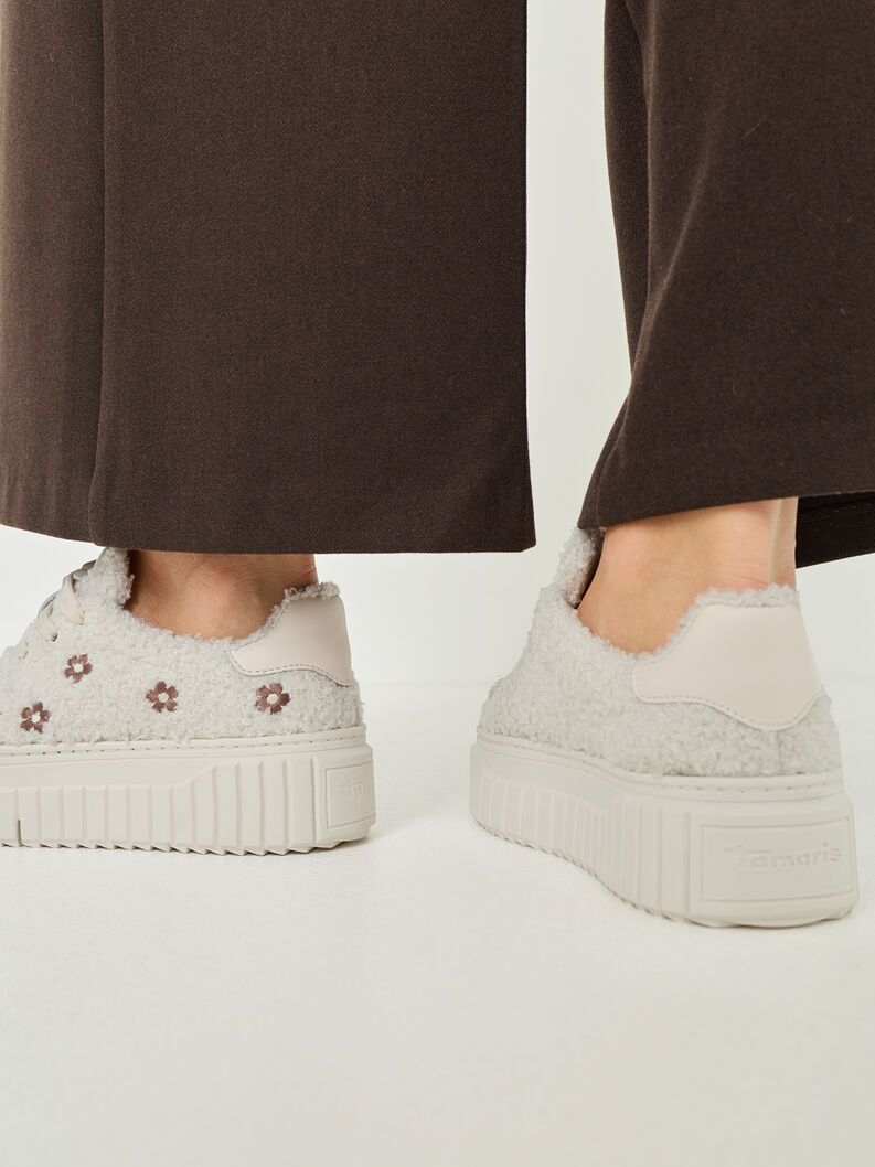 Sneaker - beige, IVORY/FLOWER, hi-res