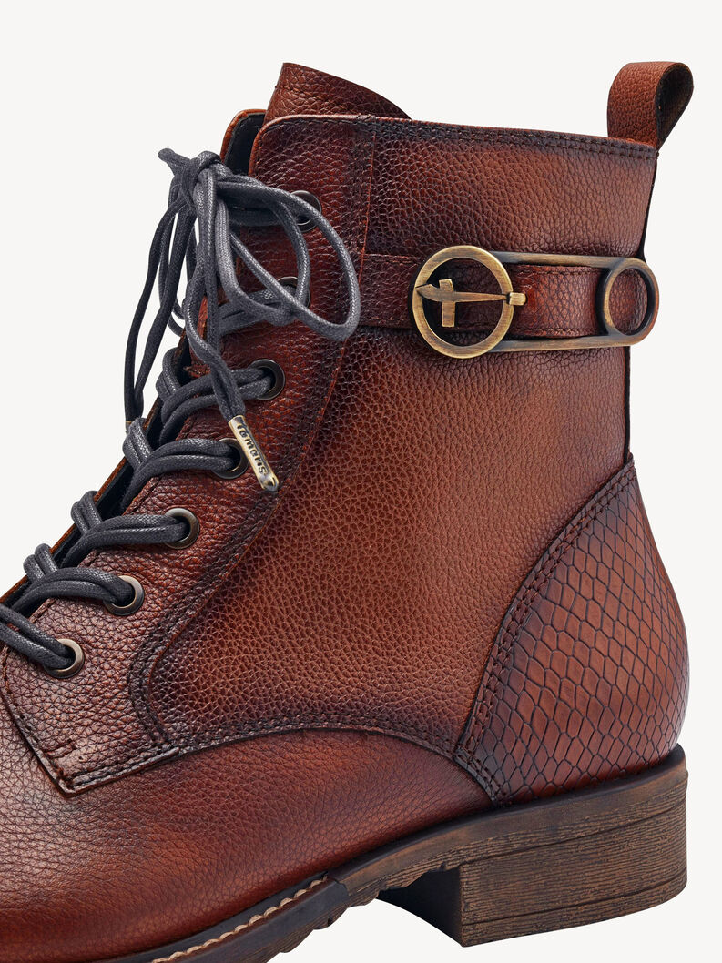 Bottine en cuir - marron, COGNAC, hi-res
