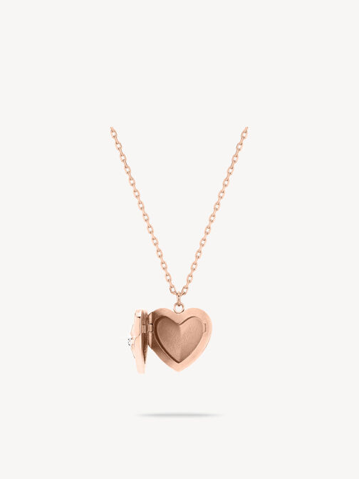 Collier, ros&eacute;gold, hi-res