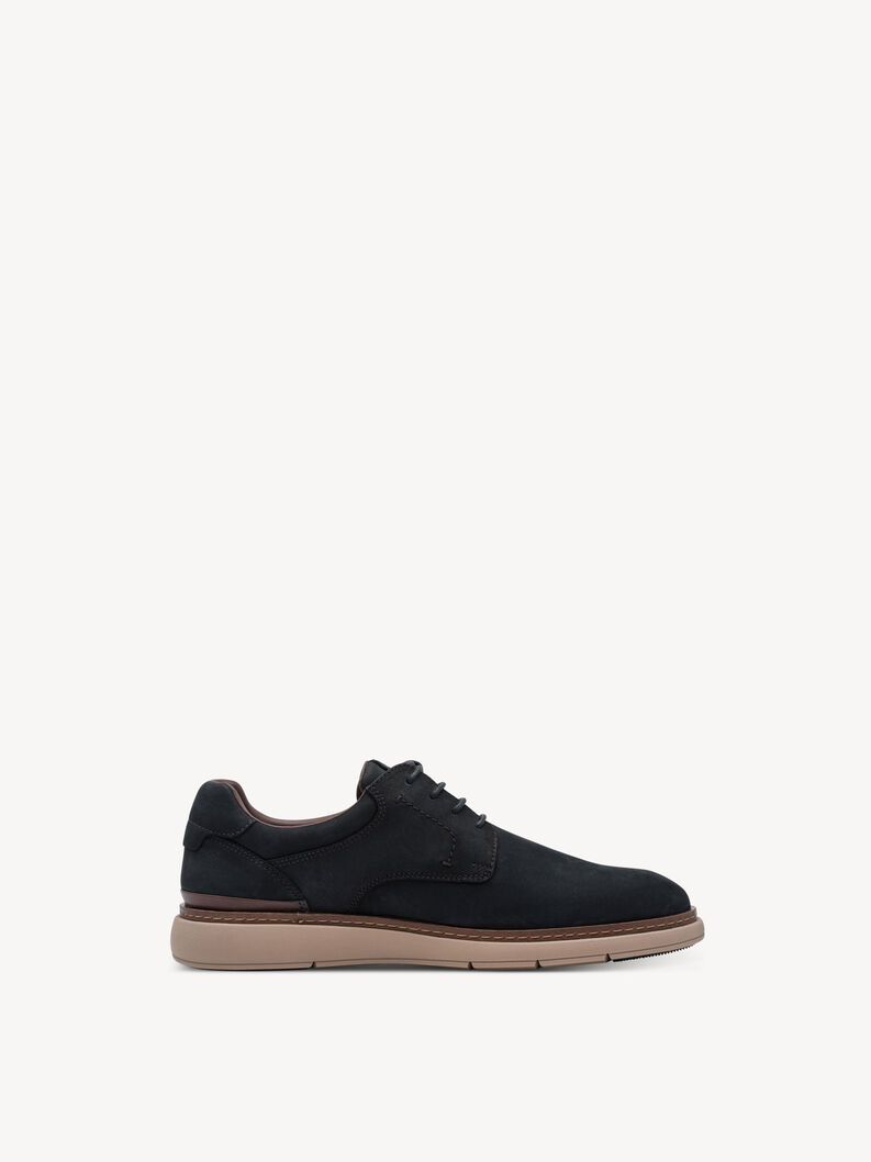 Derbie en cuir - bleu, NAVY, hi-res