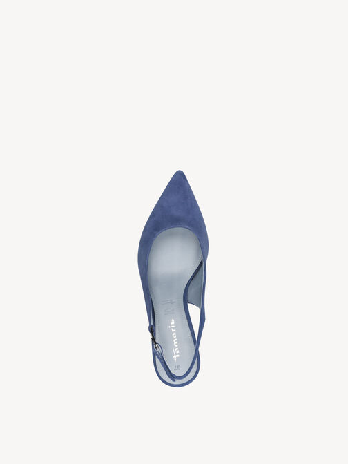 Slingpumps, BLUE, hi-res