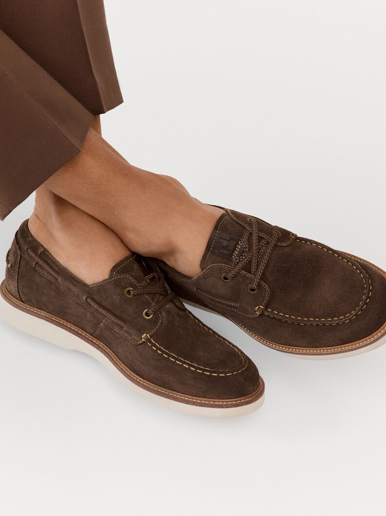 Low shoes, BROWN, hi-res