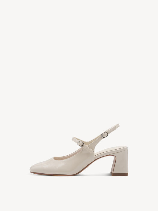 Slingpumps, IVORY PATENT, hi-res