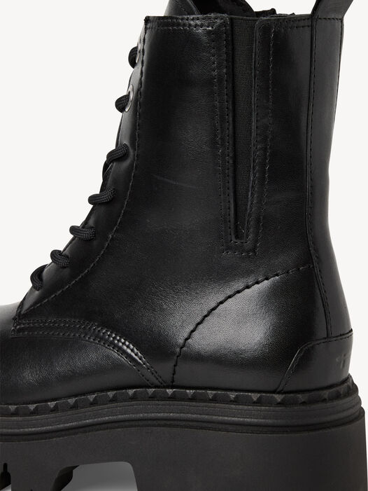 Enkellaarsje, BLACK LEATHER, hi-res