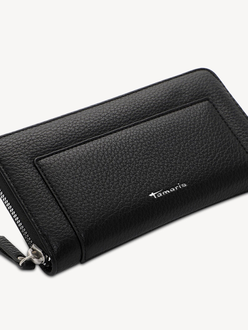 Portfel - czarny, black, hi-res