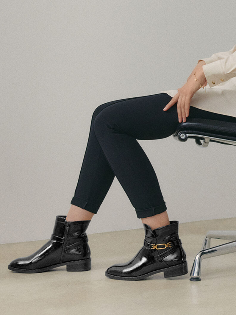 Bottine - noir, BLACK PATENT, hi-res
