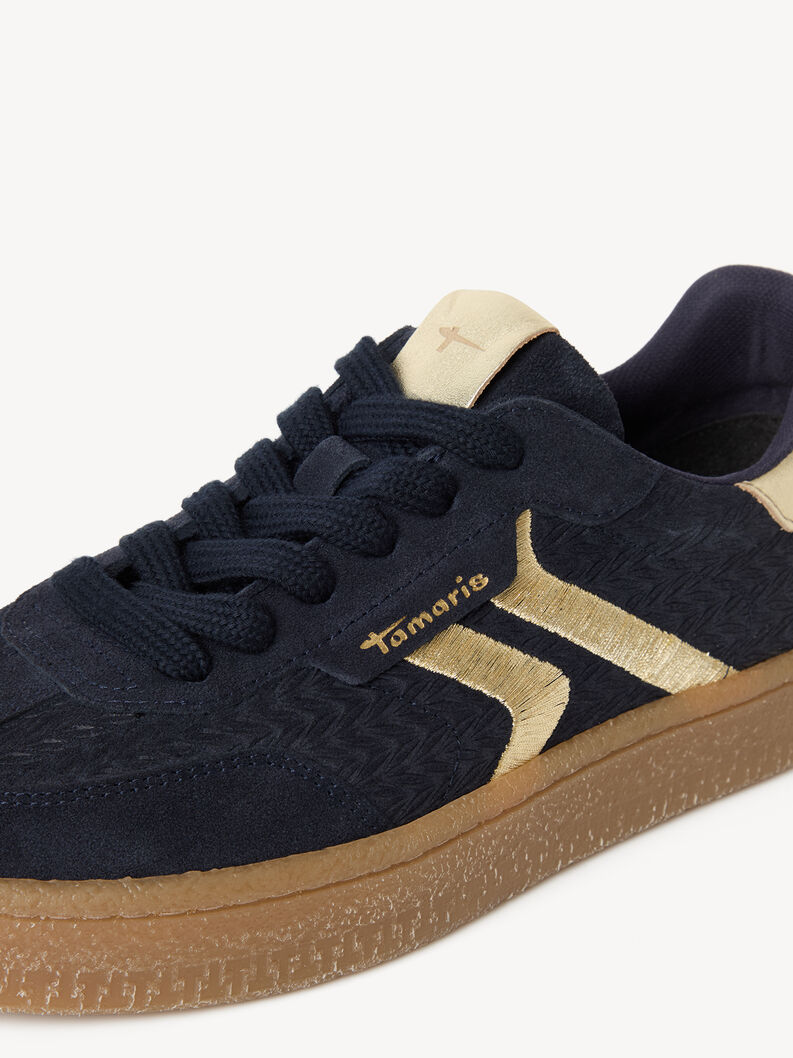Ledersneaker - blau, NAVY COMB, hi-res