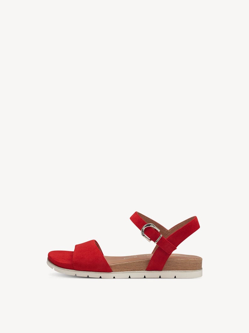 Sandały - czerwony, RED, hi-res