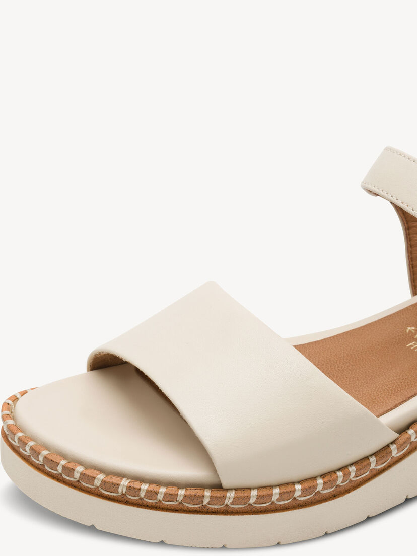 Leren Sandaaltje - beige, 411, hi-res