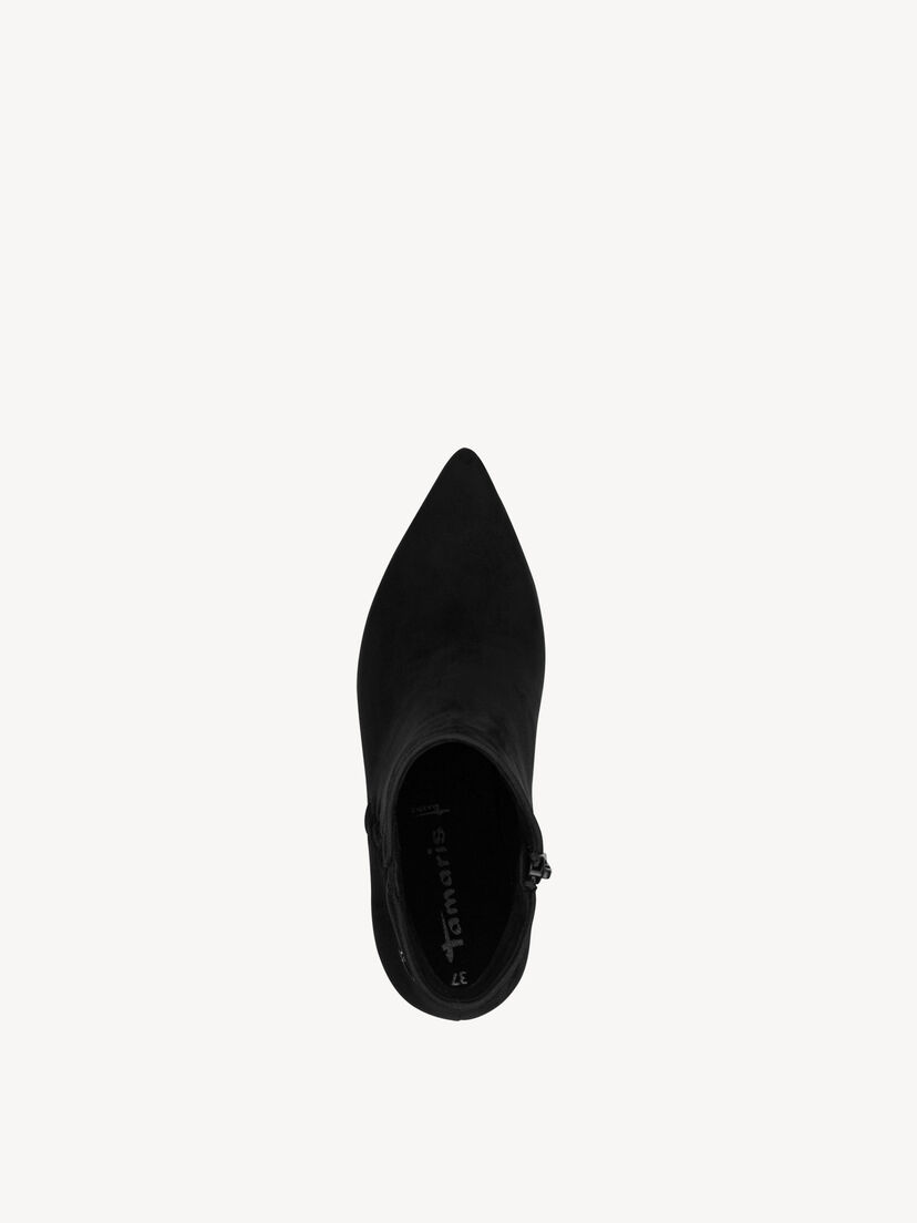Enkellaarsje - zwart, BLACK, hi-res
