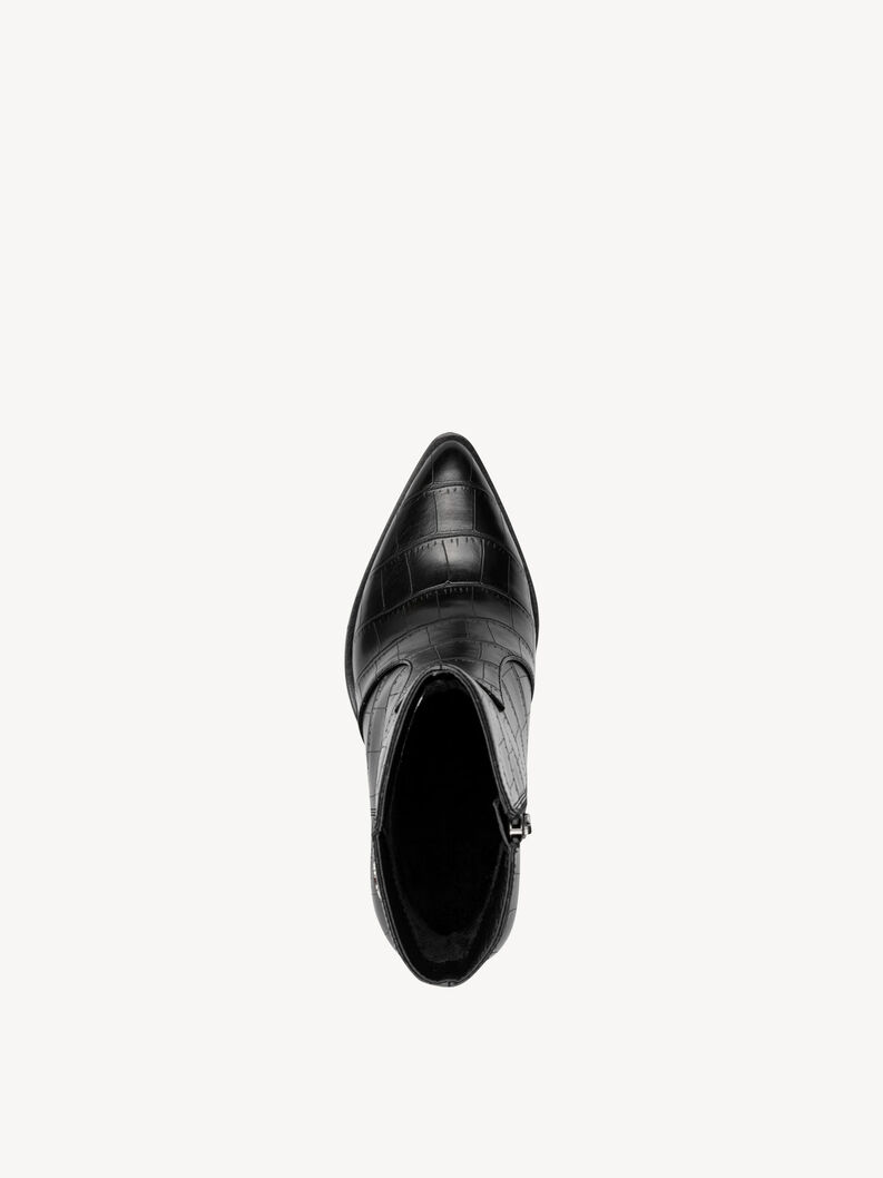 Stiefelette - schwarz, BLACK CROCO, hi-res