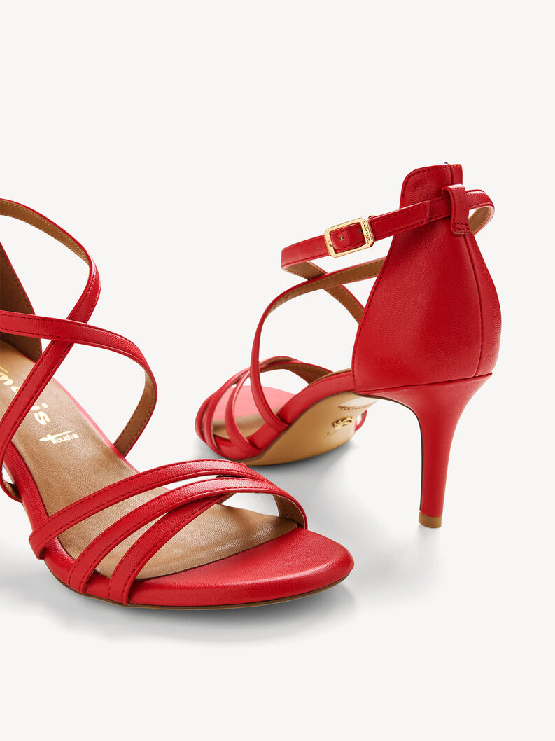 sandalette, RED, hi-res