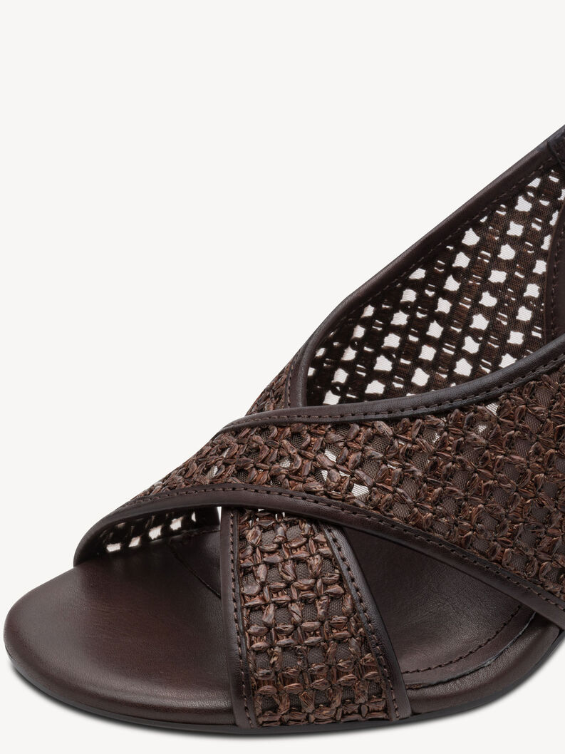 Heeled sandal - brown, 304, hi-res