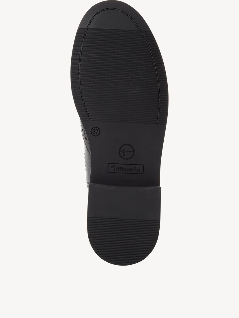 Leren Chelseaboot - zwart, BLACK, hi-res