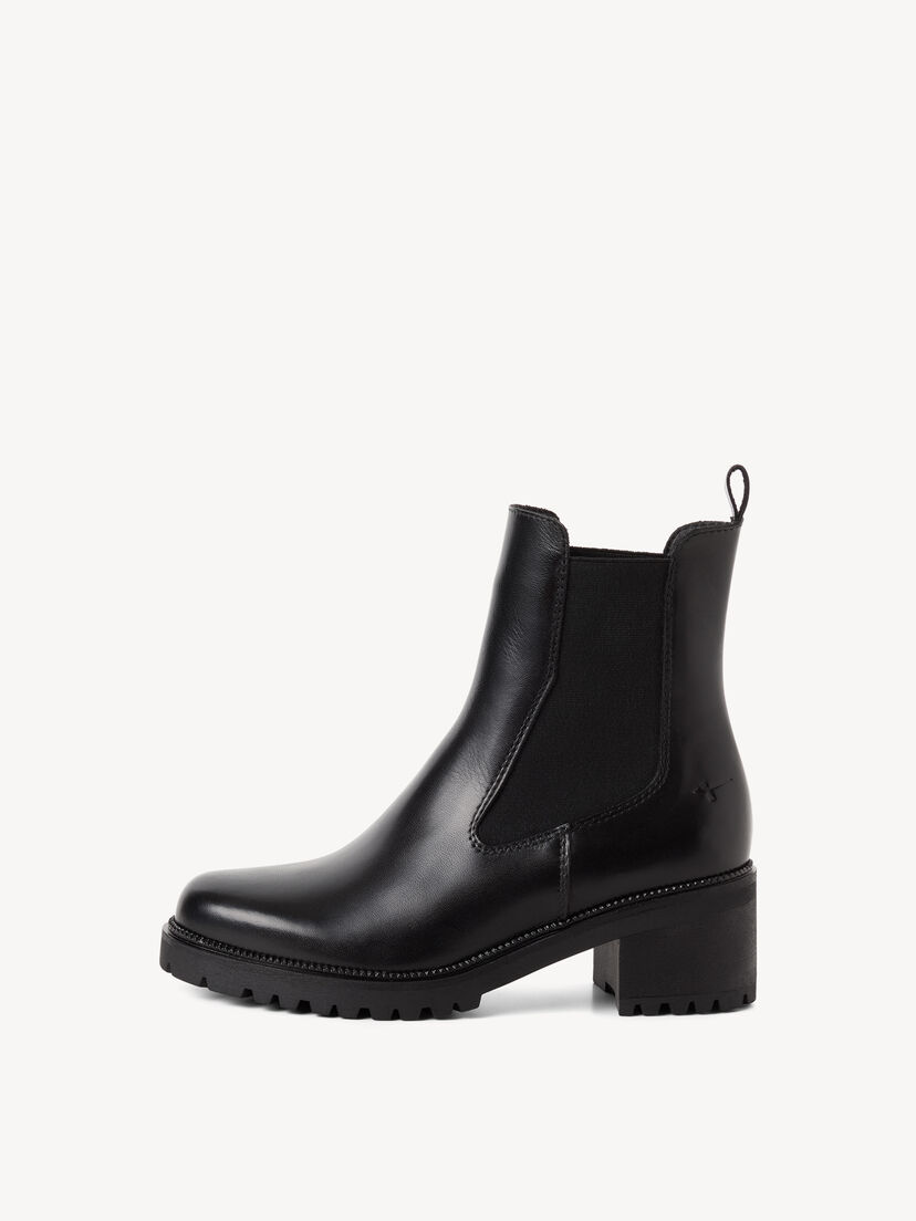 Chelseaboot, BLACK LEATHER, hi-res