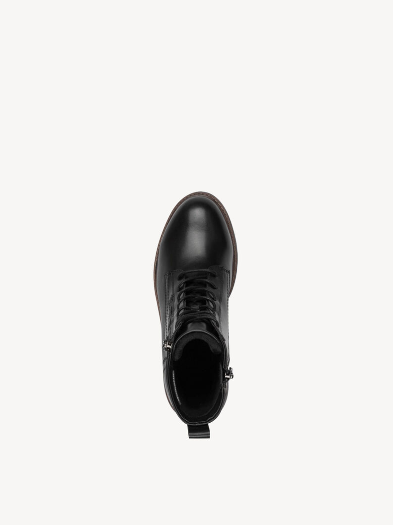 Stiefelette - schwarz, BLACK LEATHER, hi-res