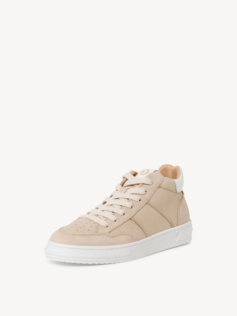 Leather Sneaker - beige, ANTELOPE, hi-res