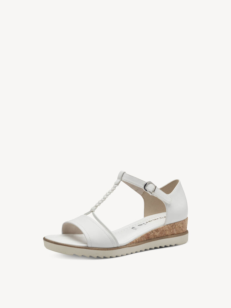 Stilvolle Sandalen Weiss Tamaris Fotos