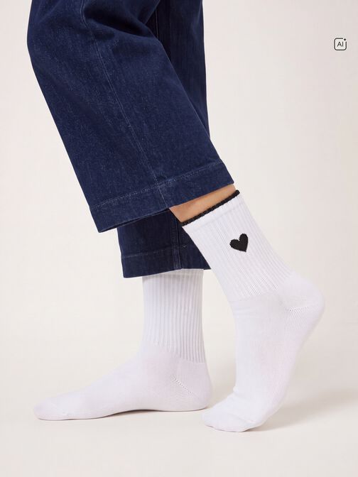 2-Pack Socks, black, hi-res
