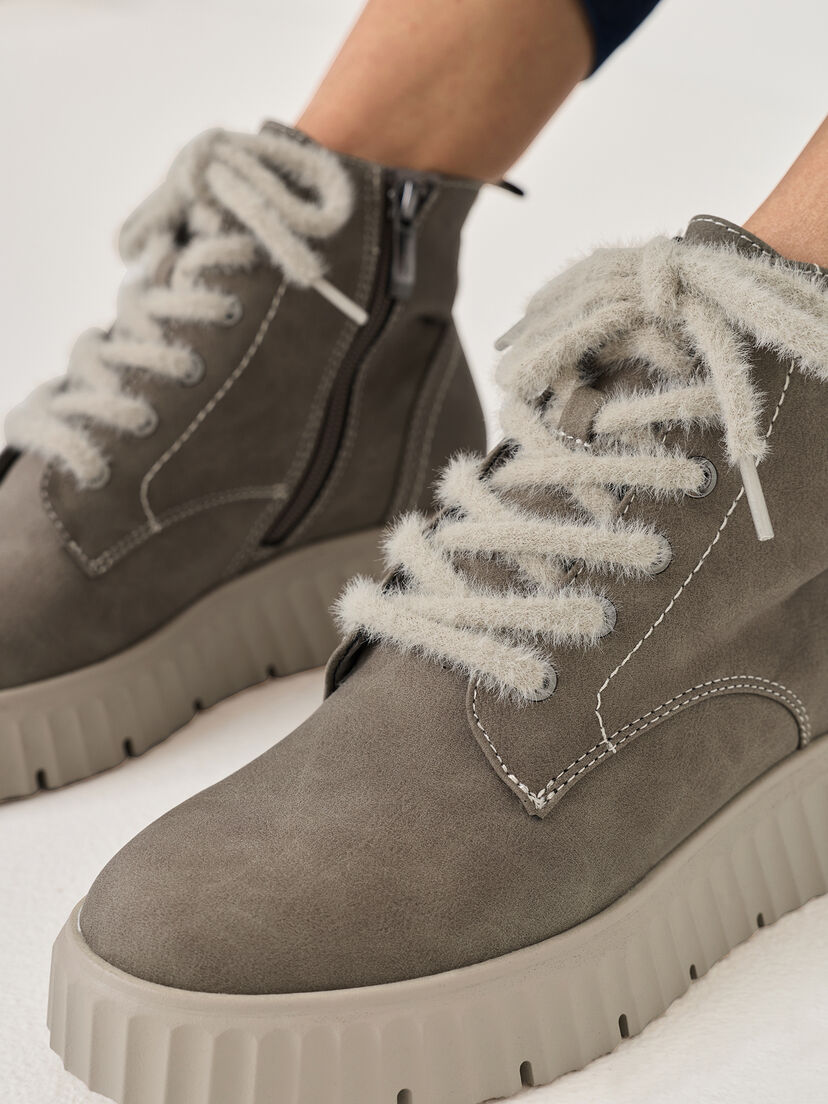 Enkellaarsje - beige, TAUPE, hi-res