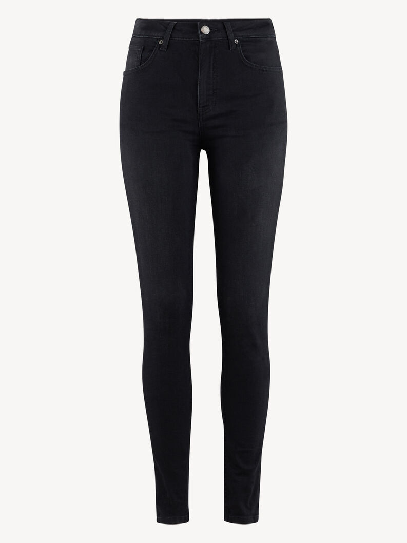 Skinny jeans, Wash Black Denim, hi-res