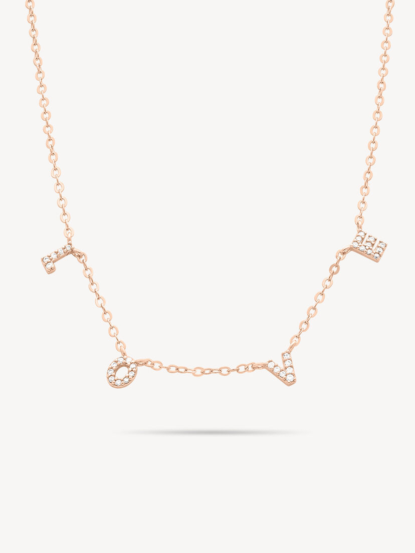 Halskettinge, roségold, hi-res