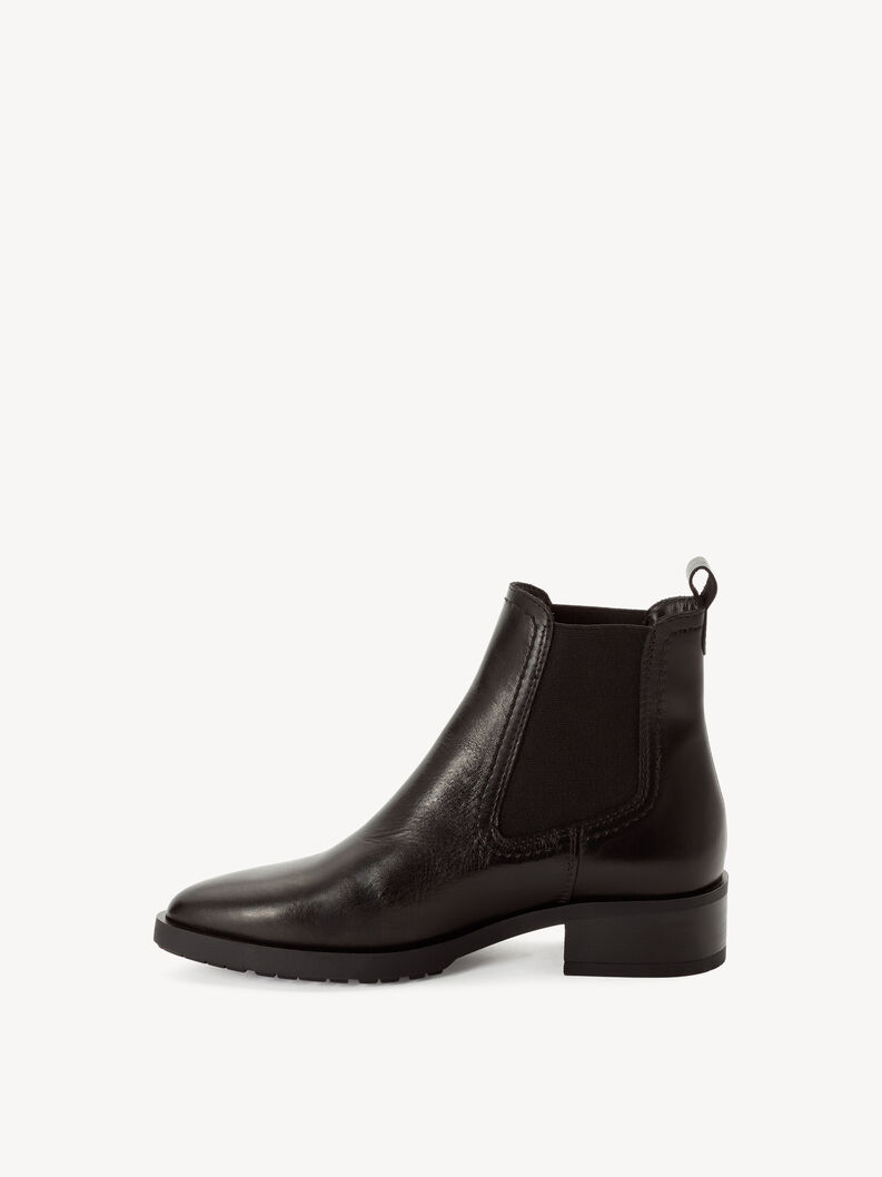 Leder Chelsea Boot - schwarz, BLACK LEATHER, hi-res