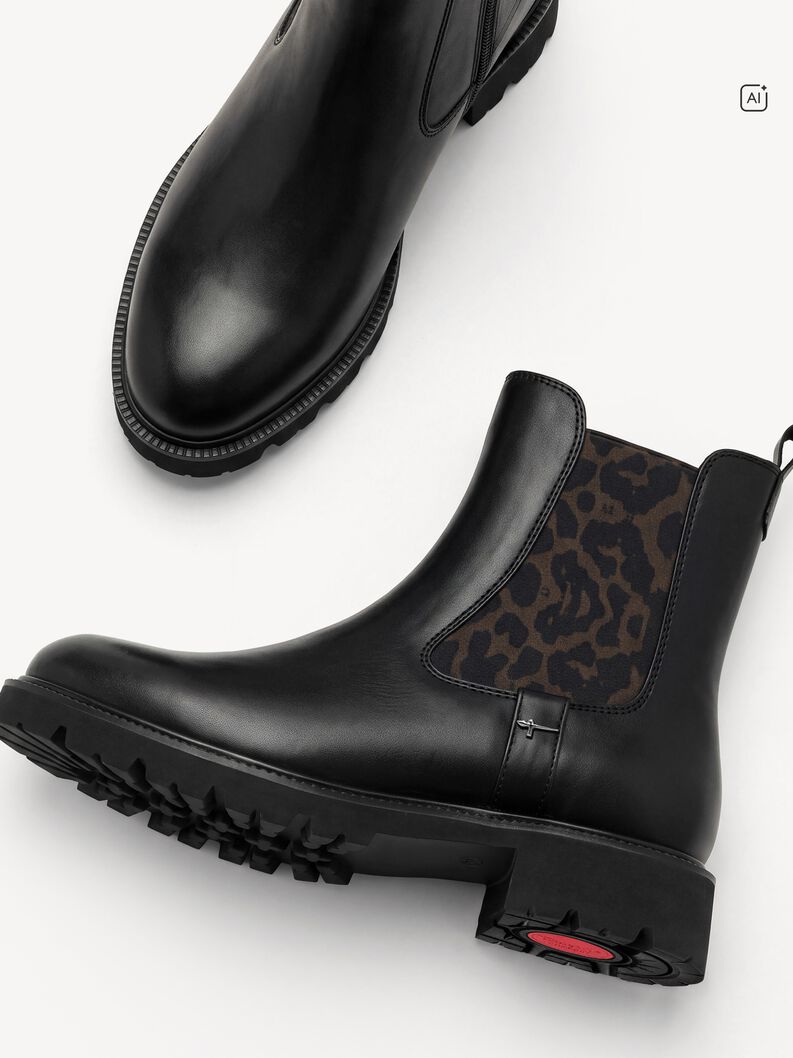 Chelseaboot, BLACK/LEO, hi-res