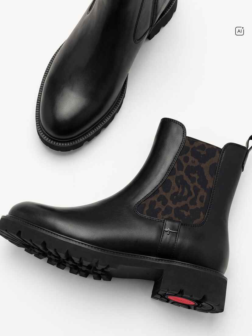 Chelseaboot, BLACK/LEO, hi-res