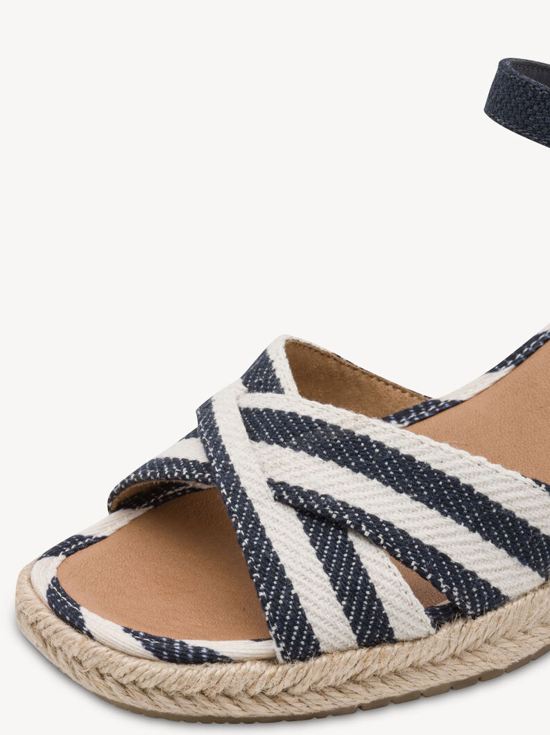 Sandale &agrave; talon - bleu, BLUE COMB, hi-res