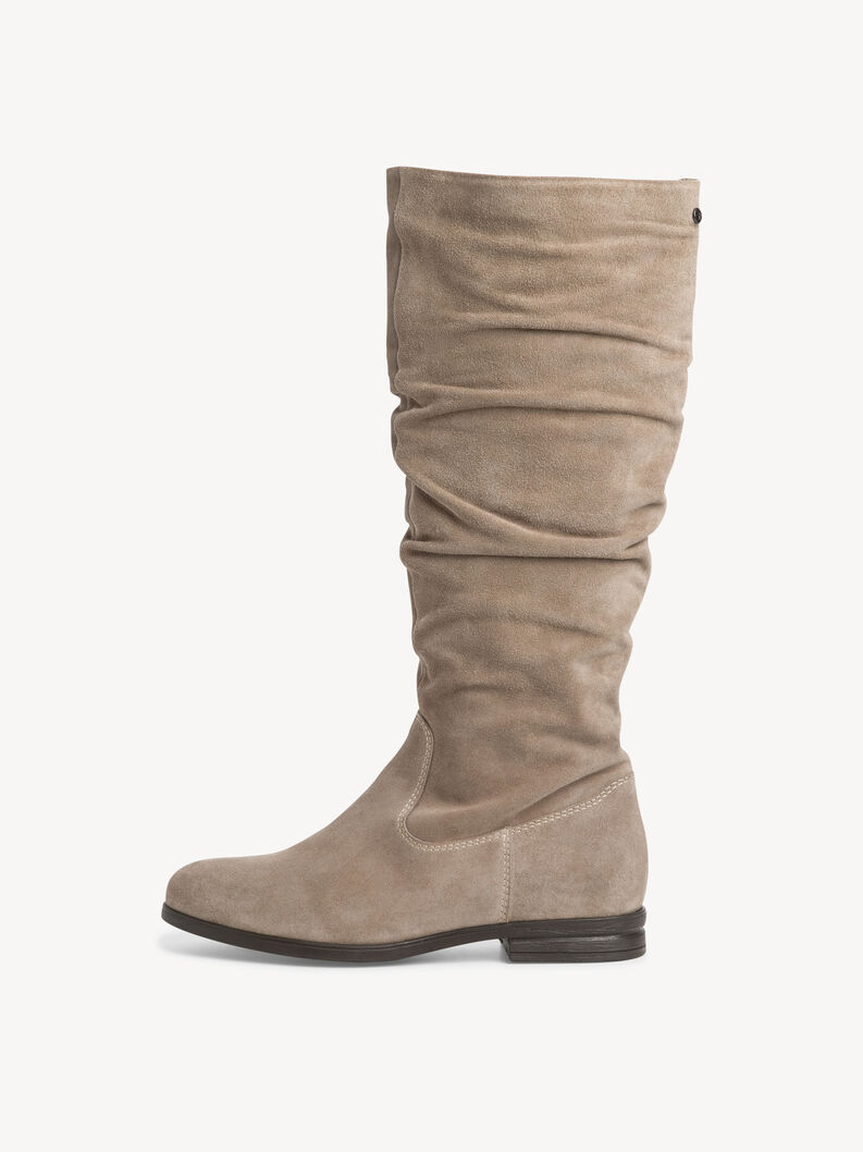 Leather Boots - beige, TAUPE, hi-res