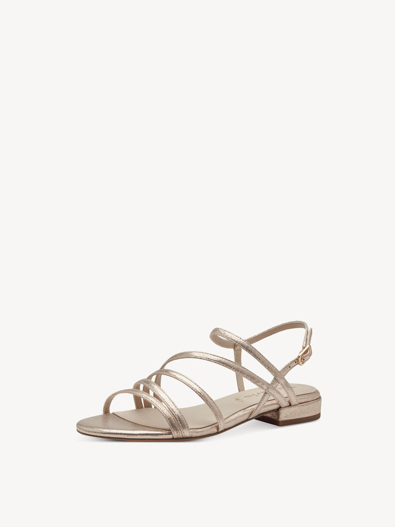 Sandal - metallic, CHAMPAGNE MET., hi-res