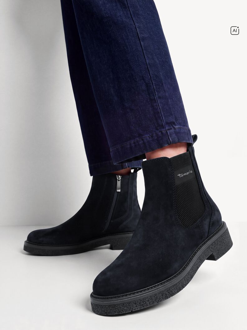 Chelsea boot, NAVY, hi-res
