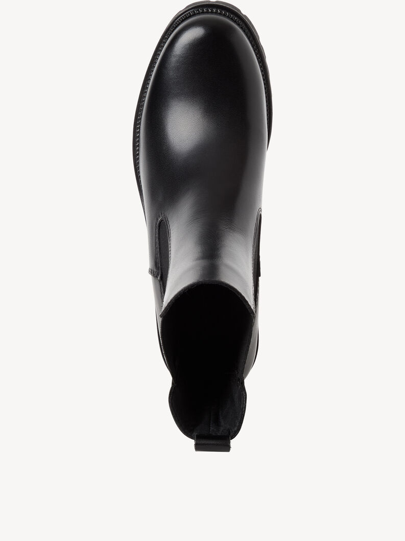 Leder Chelsea Boot - schwarz, BLACK LEATHER, hi-res
