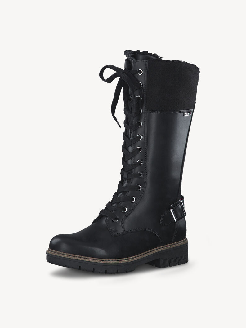 Boots - black warm lining, BLACK MATT, hi-res
