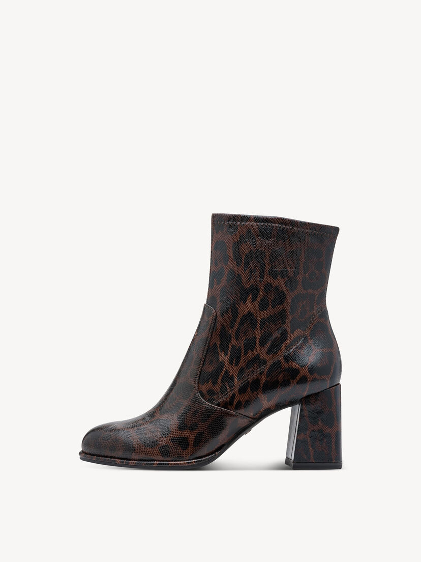 Enkellaarsje - bruin, MOCCA LEOPARD, hi-res
