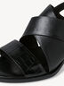 Sandaaltje - zwart, BLACK/CROCO, hi-res