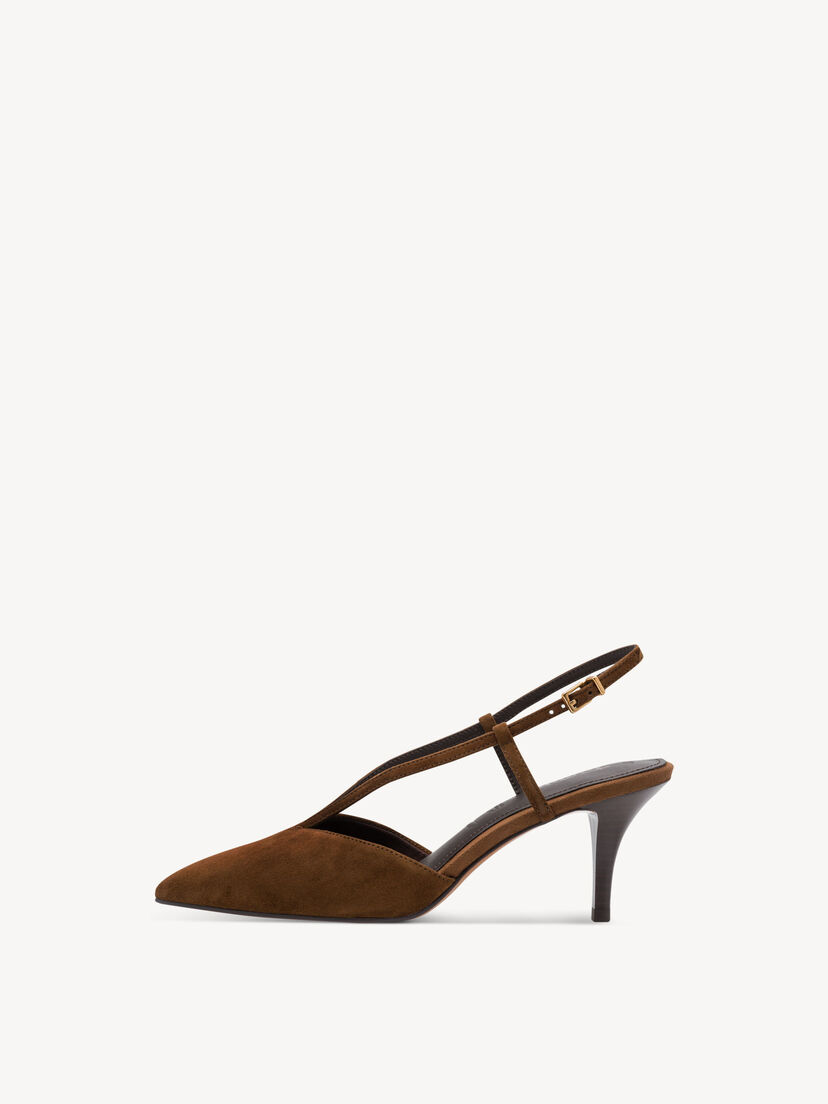Slingpumps, cognac, hi-res