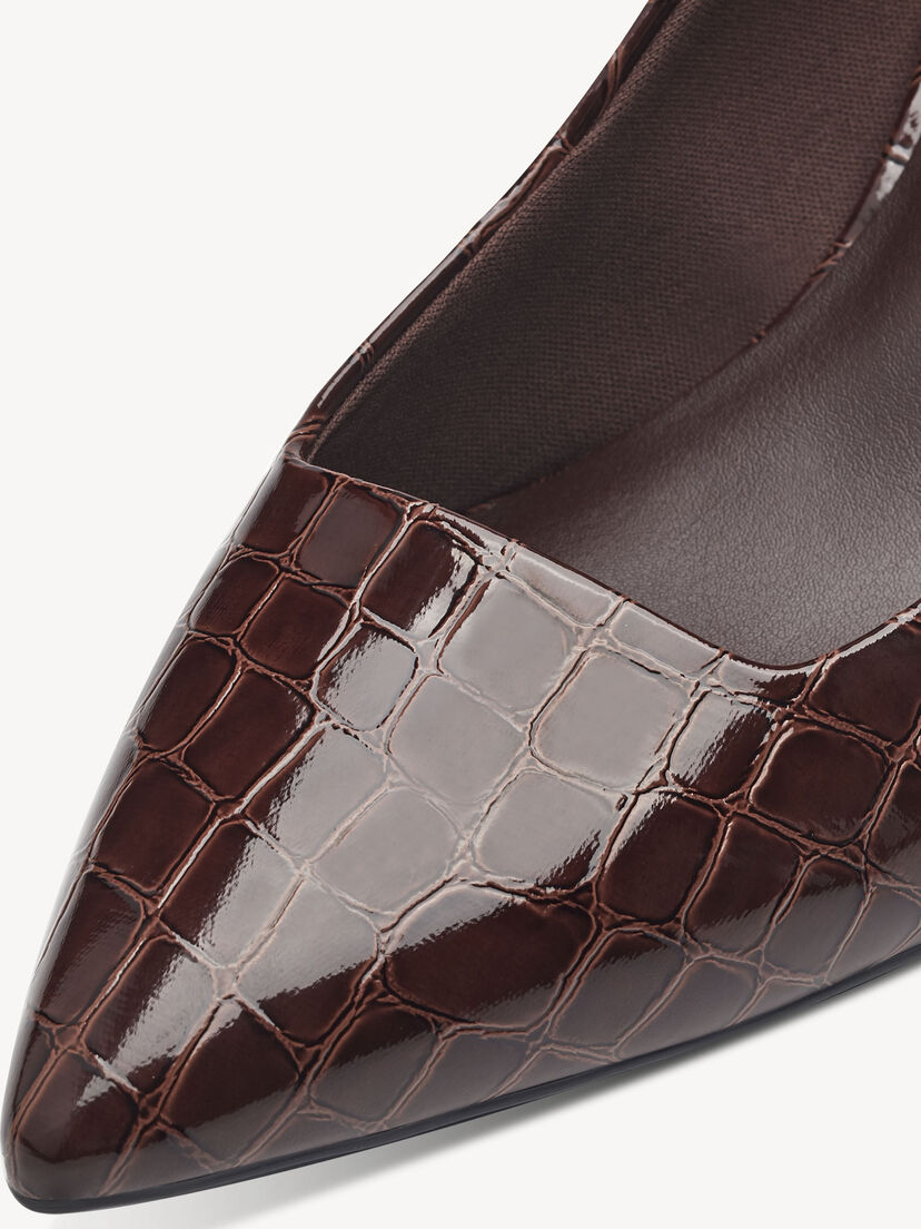 Pumps - bruin, BROWN CROCO, hi-res