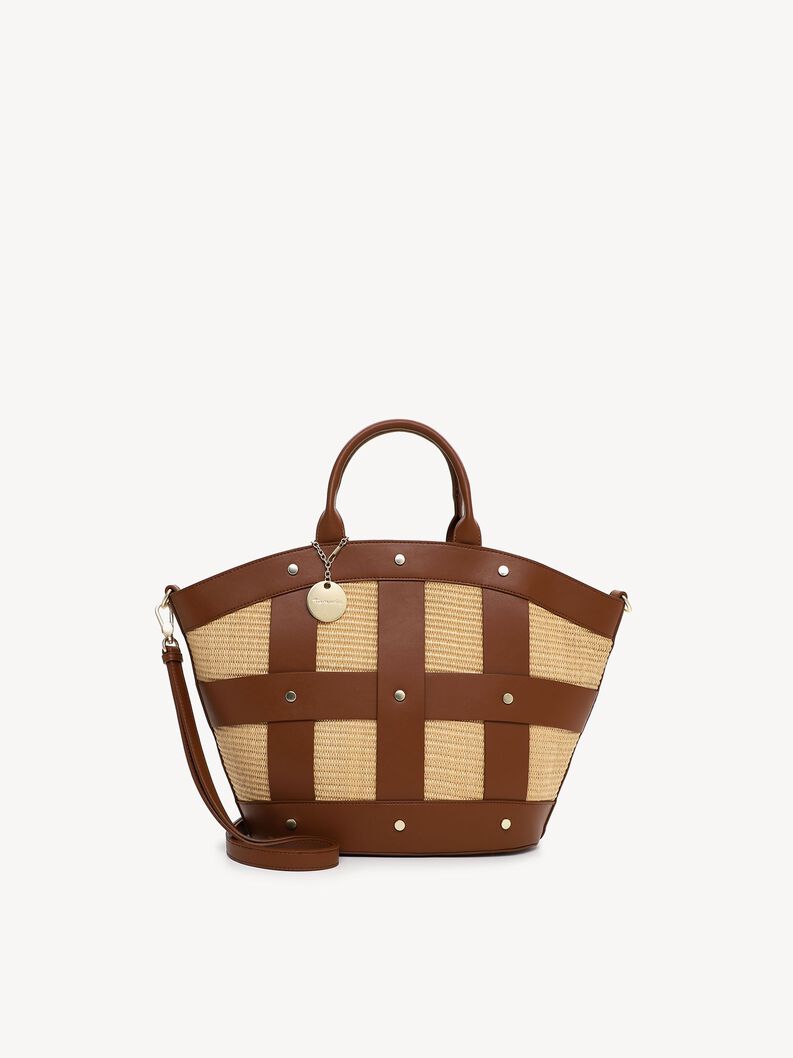 Sac cabas - marron, COGNAC, hi-res
